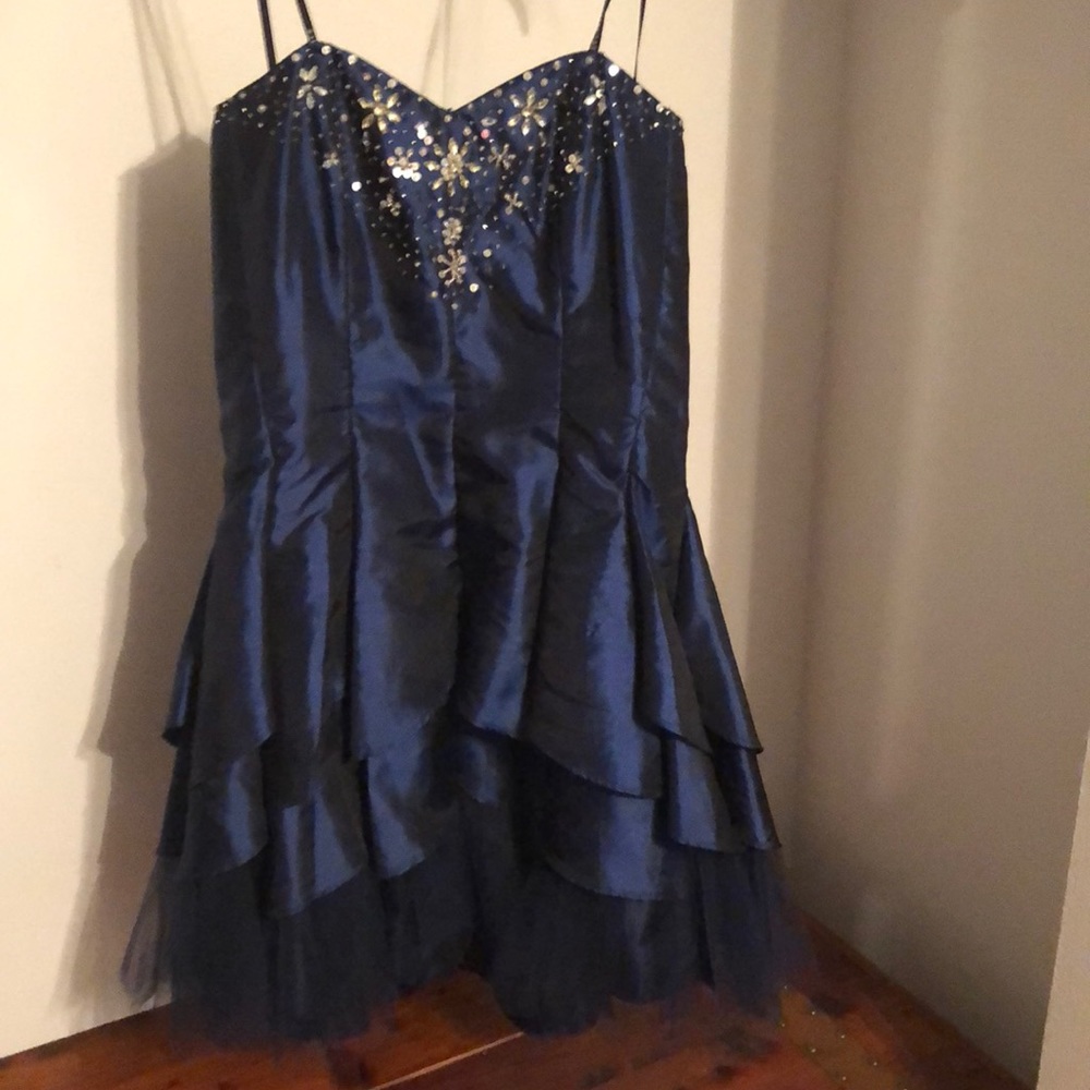 Blue dress